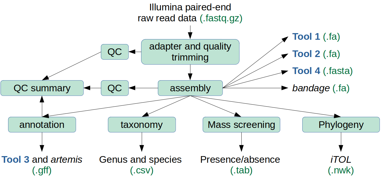 workflow schematic